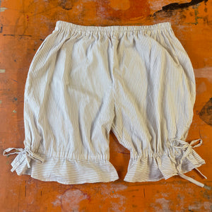 Iced Oat Latte Stripe - Betty's Nifty Bloomer Shorts XL