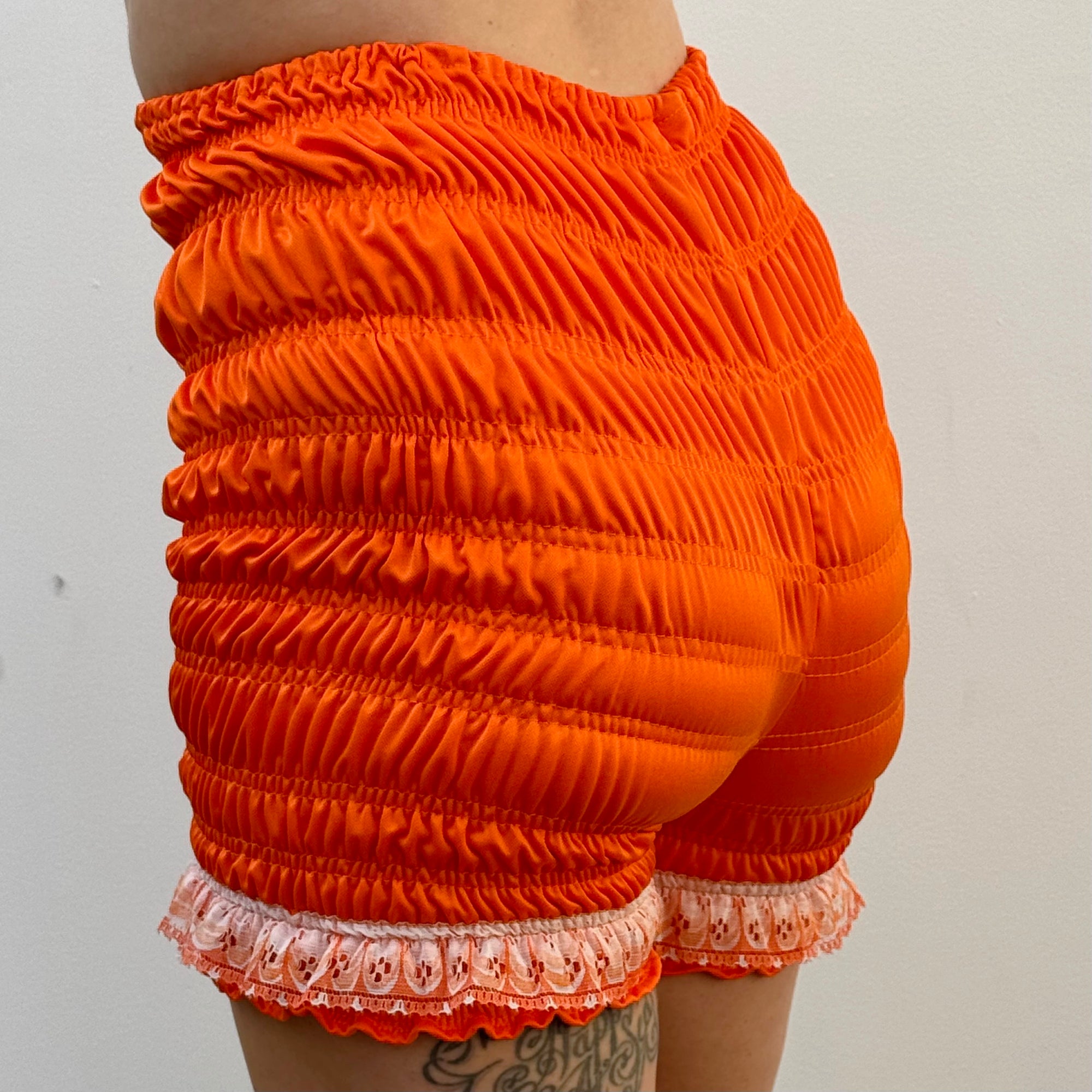 READY TO SHIP  - tangerine dream - Naughty Bloomer Shorts