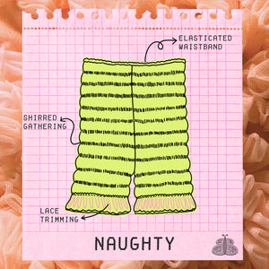 ORDER MY SIZE - rasberries - Naughty Bloomer Shorts